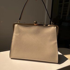 Jackie Frame Bag Boarskin Creme